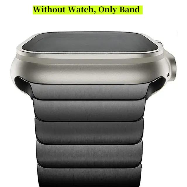 Luxury Stainless Steel Strap For Apple Watch Series11 10 46mm 45mm 41mm 38 42 44 40mm Link Bracelet Iwatch Ultra3 2 49mm Metal T
