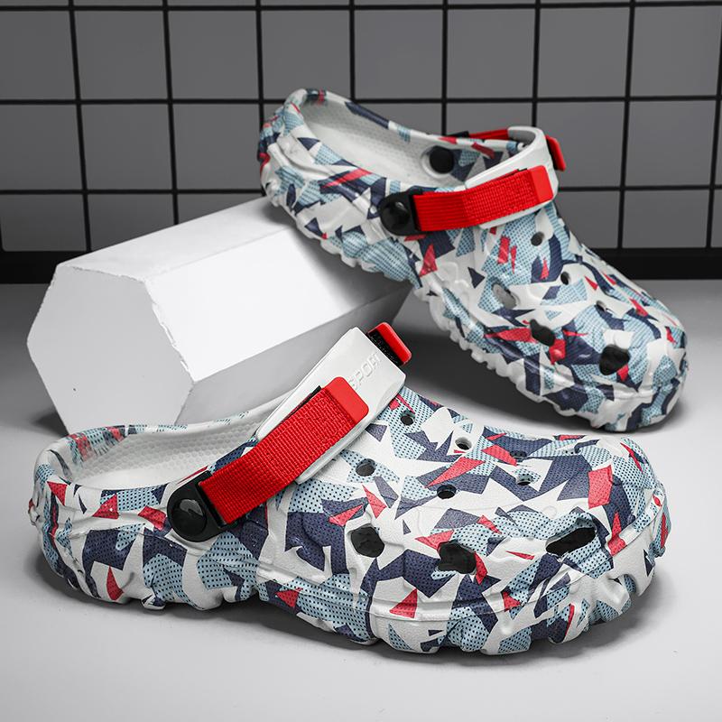 Fashion 47 Size Summer Men Sandals Light EVA Men's Casual Shoes Hole Shoes Clogs Home Garden Outdoor Male Beach Flat Slippers