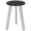 Tabletop Ø 30 X 1.5 Cm Round Engineered Wood Black