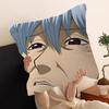 GINTAMA Funny Comedy Anime Pillow Gift Home Office Decoration Bedroom Sofa Car Cushion Cover Case 45x45