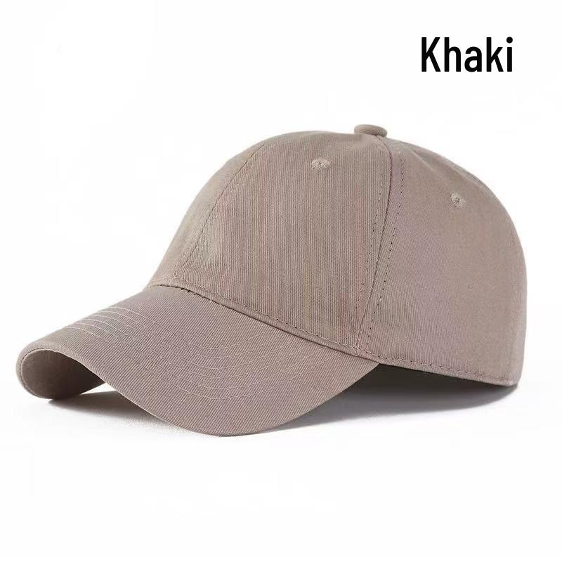 Unisex Pure Cotton Soft Top Baseball Cap - Customizable Team Duckbill Sun Hat