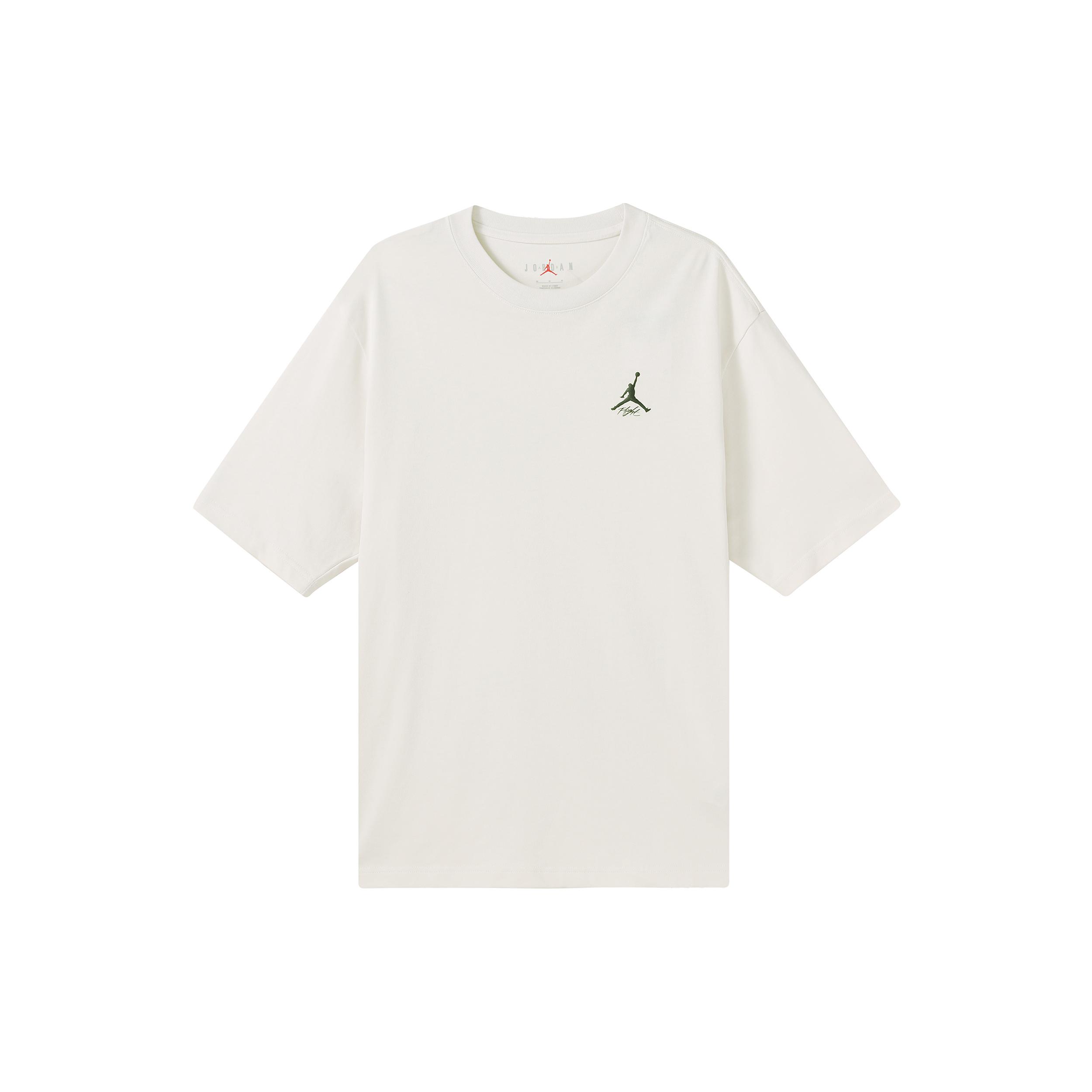 Jordan Drop Shoulder Sleeve T-Shirt Men s White DX9562-030 XXL