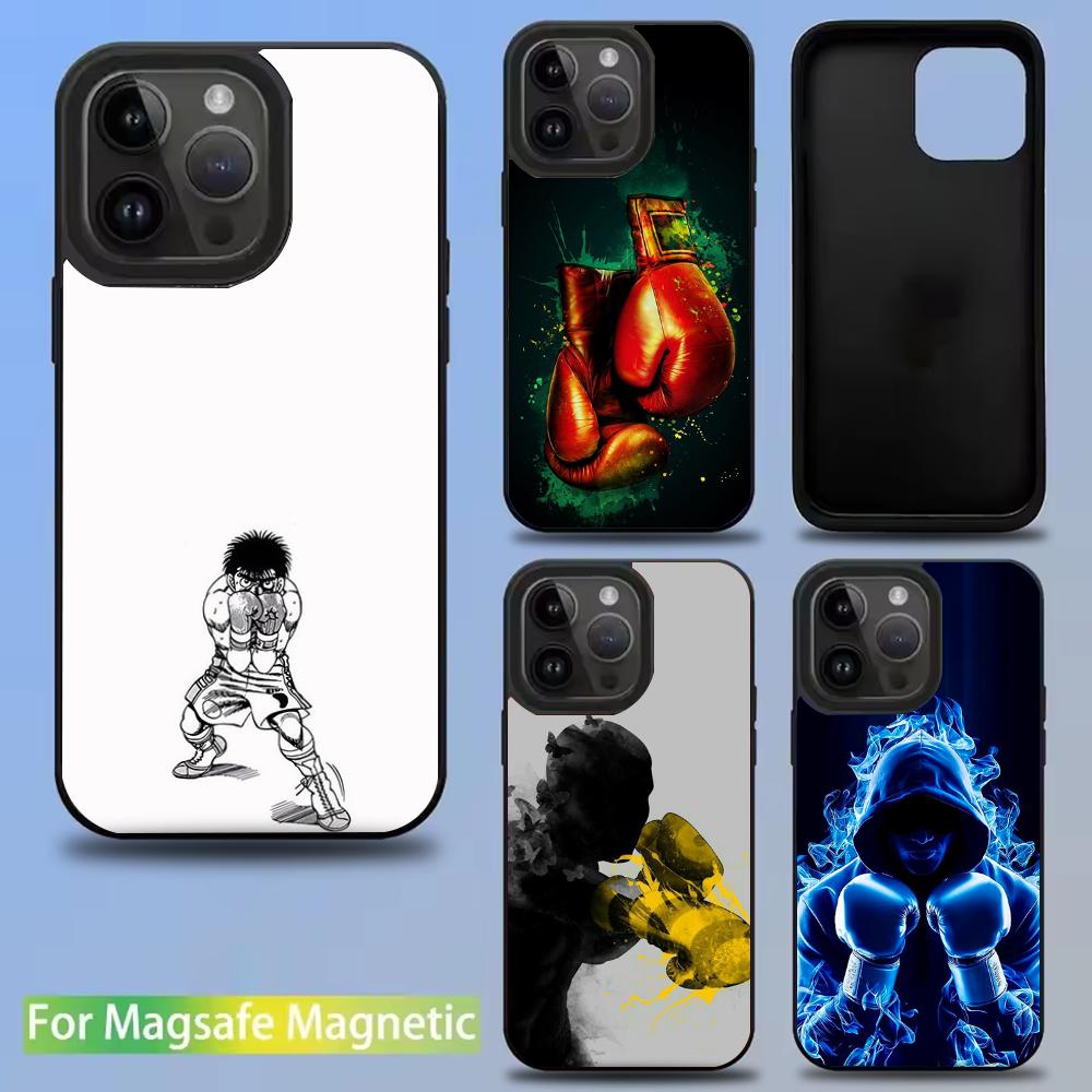 Strong Boxing Gloves Sport Phone Case For IPhone 16 15 14 13 12 11 Pro Mini Max Soft Magnetic Cover