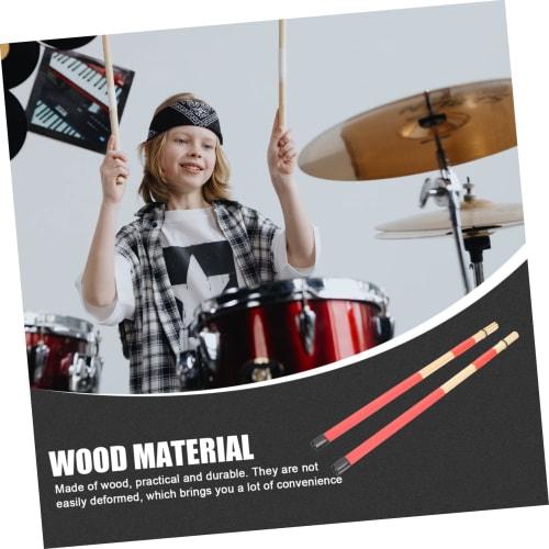 NOLITOY 1 Pair of Drumsticks, Xylophone Mallets, Earhook Microphone, Cool Drumsticks, Stage Drumsticks, Keyboard Instrument Accessories, Keytar Drum R