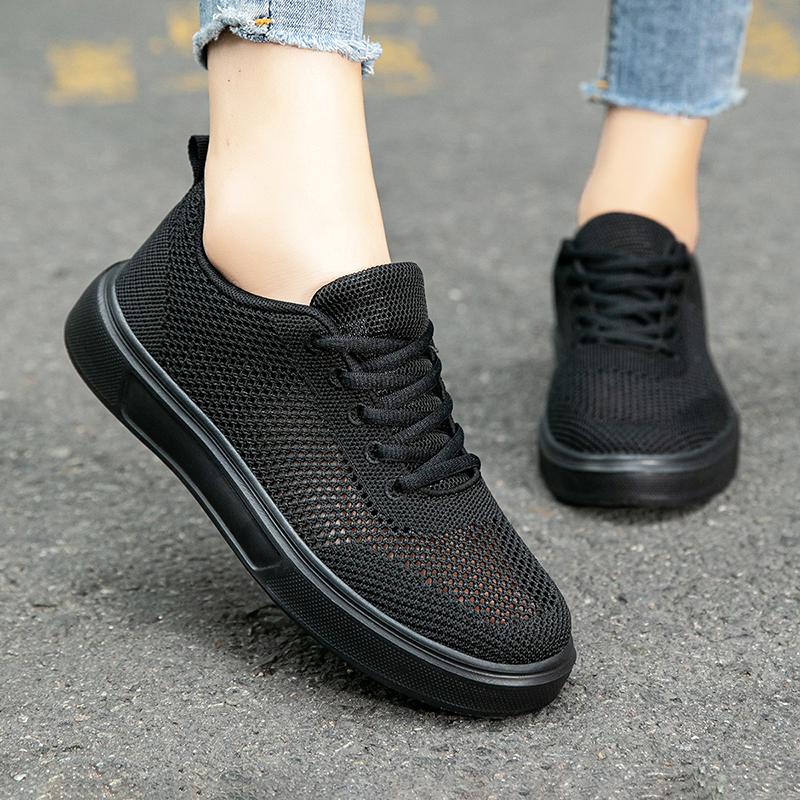 Summer New Comfortable Women Casual Shoes Breathable Mesh Women Walking Shoes Simple Plus Size Women Shoes Sneakers