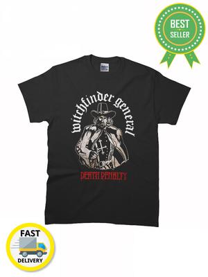 Neues Todesurteil durch den Hexenjäger General Klassisches MANN FRAU T-Shirt Größe S bis 5XL Unisex T-Shirt