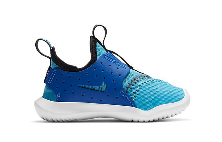 Nike Flex Runner Breathe Slip Resistant Cushioning Abrasion Resistant Low Top Toddler Shoes Blue White CV9329-400