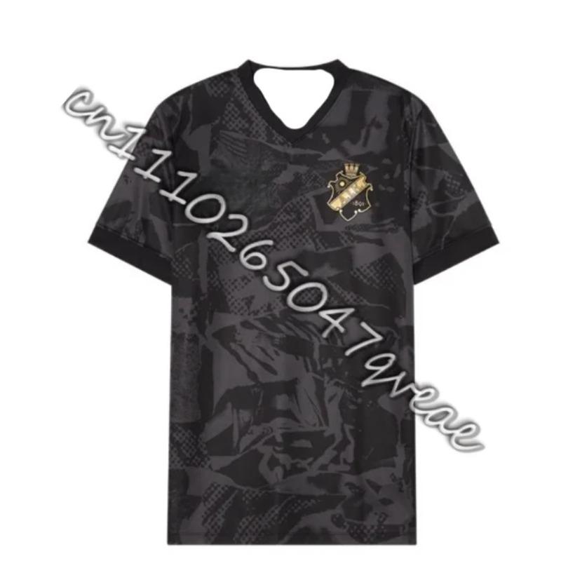 T-shirt for Men Summer Sweden Football Short Sleeve T-shirt 3D Print AIK Fotboll Jersey Kit 25-26 Home Jersey Kit