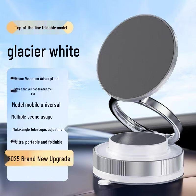 2025 Multi-Functional Magnetic Phone Holder: Suction Cup, Anti-Shake, In-Car Dashboard Navigation