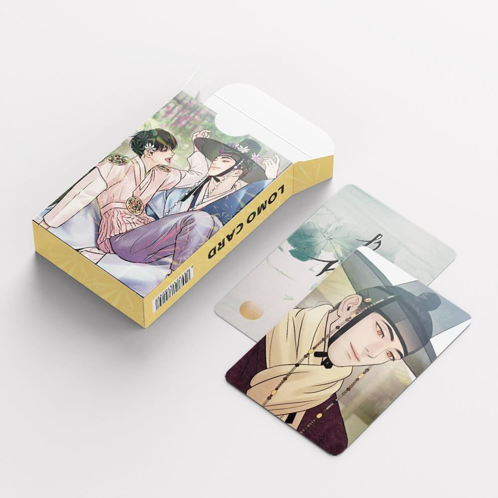 92pcs/set Anime Ye HuaJi Photo Cards Korean Comic Stickers Double-sided LOMO Greeting Card