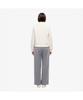 LACOSTE Women'S Semi-Wide Flannel Tuck Pants Hf710E-55N Cca