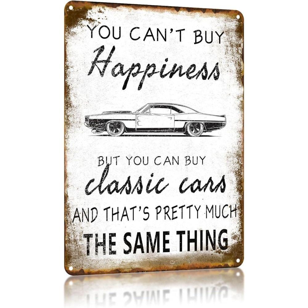 Vintage Antique Style Logo Metal Tin Sign Retro Wall Poster