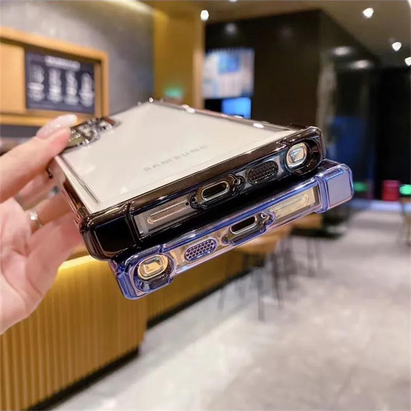 Case For Samsung Galaxy A56 S25 Ultra S24 FE S22 S23 A16 A15 A35 A55 A25 A26 A36 A14 A54 A24 A34 With Camera Lens Protector