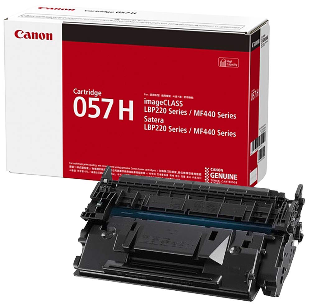

Оригінальний тонер-картридж Canon 057H чорний 10 000 аркушів чорний