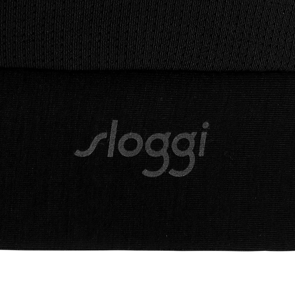 Triumph Sloggi Go Half 0004 Sizes All-Round Top, Large, (Black), LL/3L