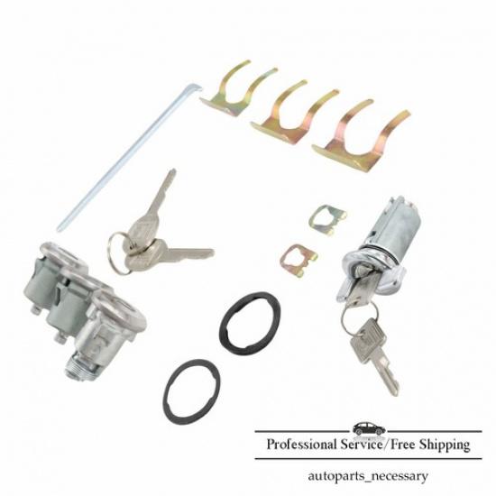 Door Trunk Lock Switch Cylinder W/ Keys Set Fits Chevy Pontiac Buick Ignition