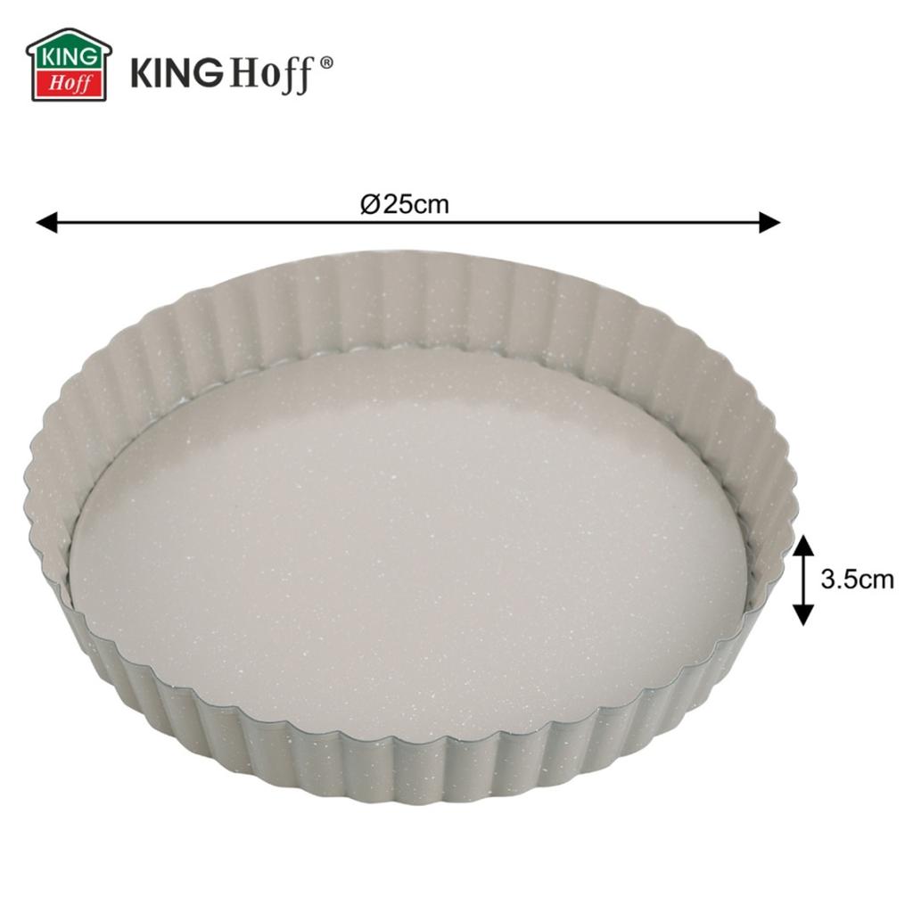 BLACHA FORMA DO TARTY Ø25cm Z WYJMOWANYM DNEM KINGHOFF KH-1969