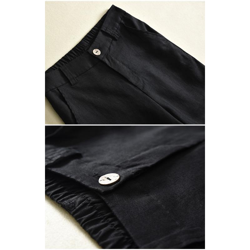 Thin Casual Slacks Slacks Thigh-high Waisted Straight Trousers