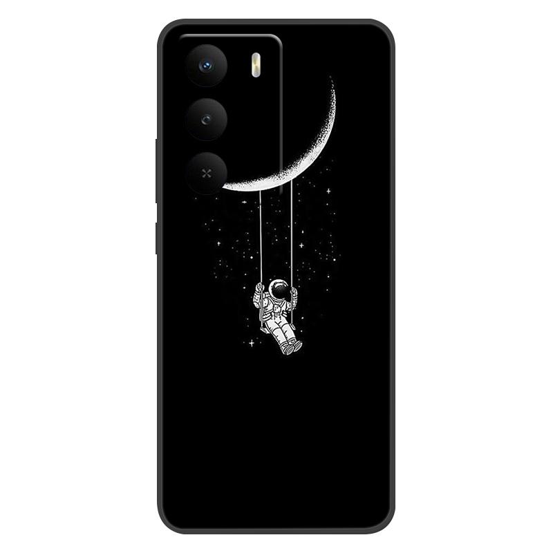 For Realme 14x 5G Case Silicone Luxury Space Soft Bumper for Realme 14X Phone Cover Realme14x RMX5020 TPU Funda Fashion Bag
