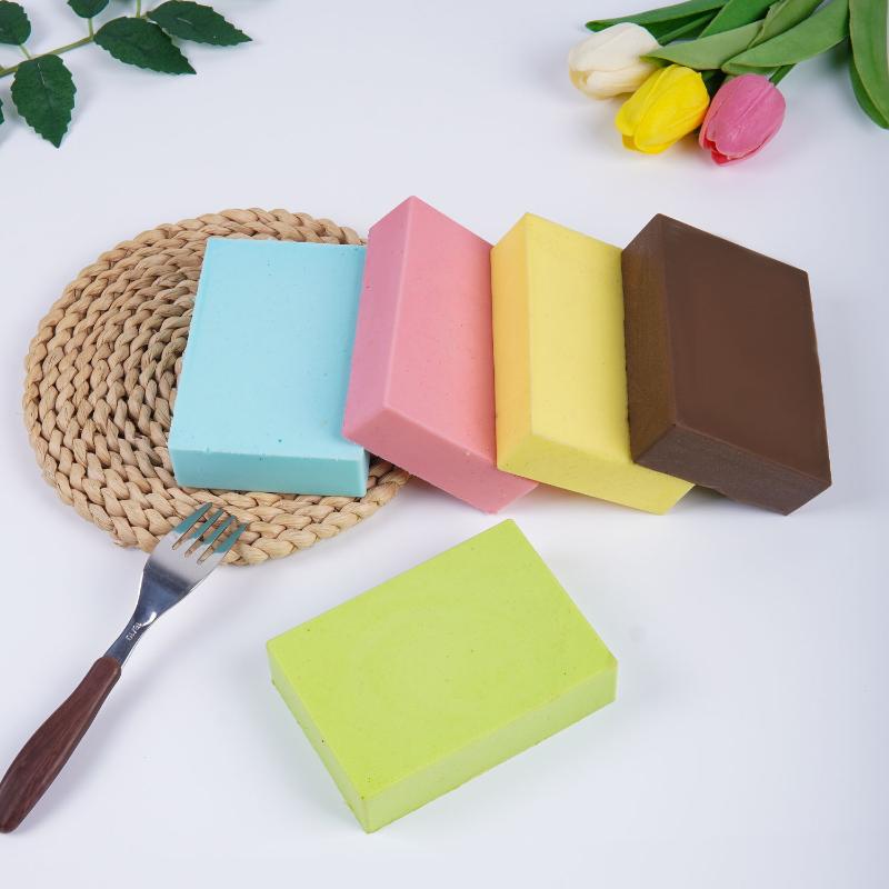 Käseförmige Squishy Fidget Spielzeuge Weich Langsamer Rückprall Helle Farben Zur Stressbewältigung Kinder Spiel Büro Zuhause Tägliche Nutzung