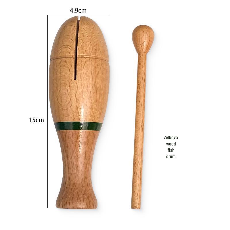 Children's Orff Percussion Instruments: Triangle, Castanets, Maracas, Tambourine, Wood Block, Cymbals