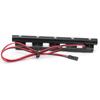 Universal Type 5LED Square Roof Light with 3 Channel Control Switch for 1/10 RC Car