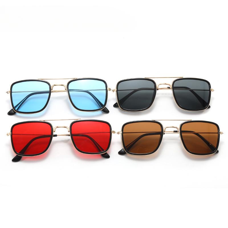 New Sunglasses for Children Fashion Metal Small Square Frame Fashionable Dressing Style Sunglasses Boys Girls