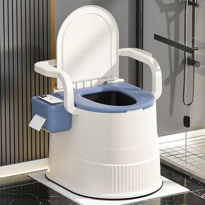 Schwangere Frau Umzug Toilettensitz Tragbares Urinal Haushalt Ältere Behinderte Pflege Sitzende Toilettenstuhl