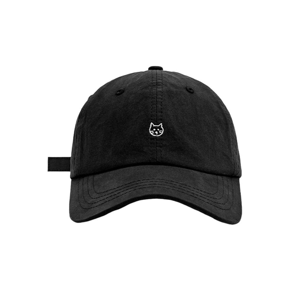 

Casual Embroidery Baseball Cap Cartoon Cat Breathable Sunshade Hat Adjustable Summer Cap