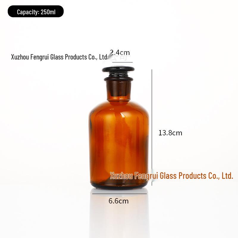 Frosted Glass Reagent Bottle - Wide-Mouth, Narrow-Mouth, or Light-Proof Options