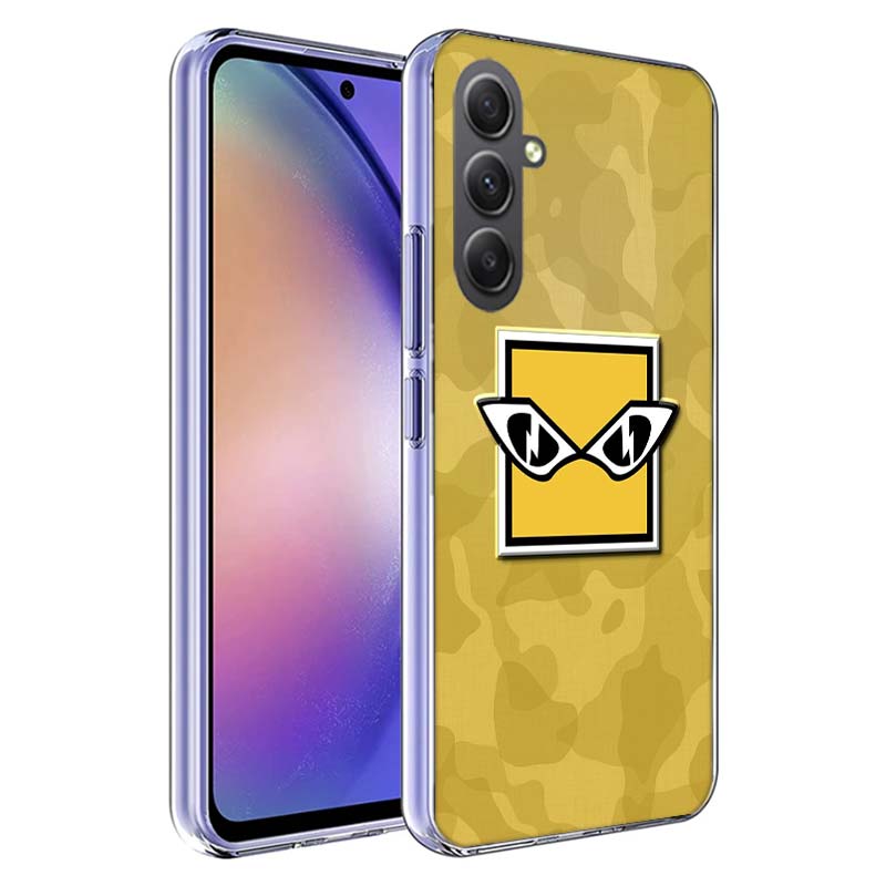 Custodia per Telefono Gioco Rainbow S-Six S-Siege per Samsung A55 A35 A25 A15 A07 A05S A16 A17 A26 A36 A37 A56 A57 Galaxy Note 20 10 A50S A7