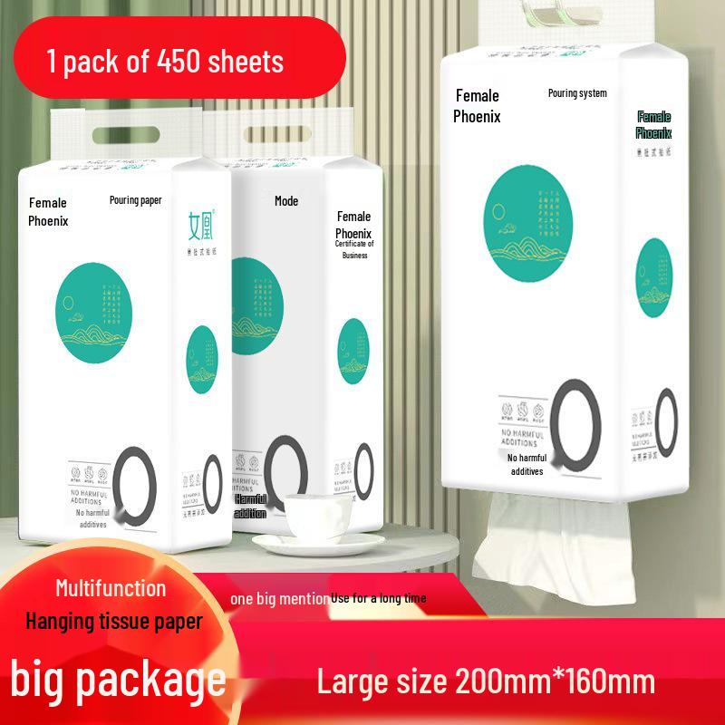 Hanging Tissue Paper, Extra Layers, Virgin Pulp*/Large Kitchen Roll Pack