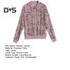 Summer Thin Jacket for Women Floral Print Zipper Short Coat Sun Protection Cardigan for Outdoor Sports Beach Hiking