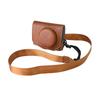 ITARUKEN PU Leather Protective Case for Canon PowerShot G7X Mark III with Strap Camera, Brown,