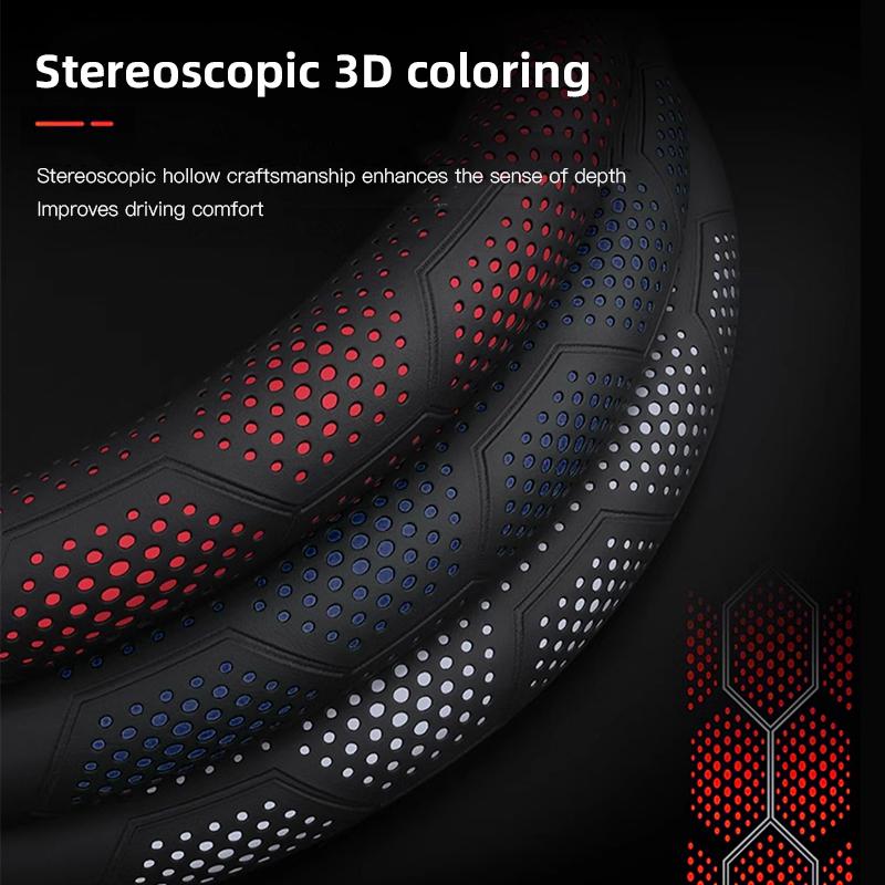 VFO1 Leather Car Steering Wheel Cover Protection Case Anti Slip Breathable Protector For Benz AMG A/B/C/E/S Class GLE C200L W220 W211