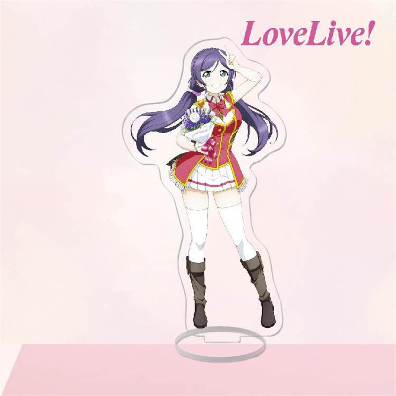 Modellino Stand Gruppo Anime Moda Love Live Portachiavi Kotori Minami Nico Yazawa Sonoda Umi Figure Supporto Standee Scrivania
