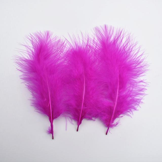 Leather Pink Marabou Turkey Feathers Pheasant White Feathers For Crafts White Feathers For Clothes Carnaval Assesoires Plumas