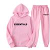 Unisex Trendy Loose Fit Hoodie & Sweatpants Set - American Style