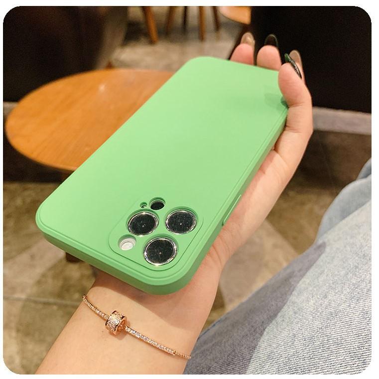Applicable To Iphone17 Liquid Silicone Mobile Phone Case, Straight Edge 16 Apple 15ProMax All-inclusive 14 Fine Hole Protective Case