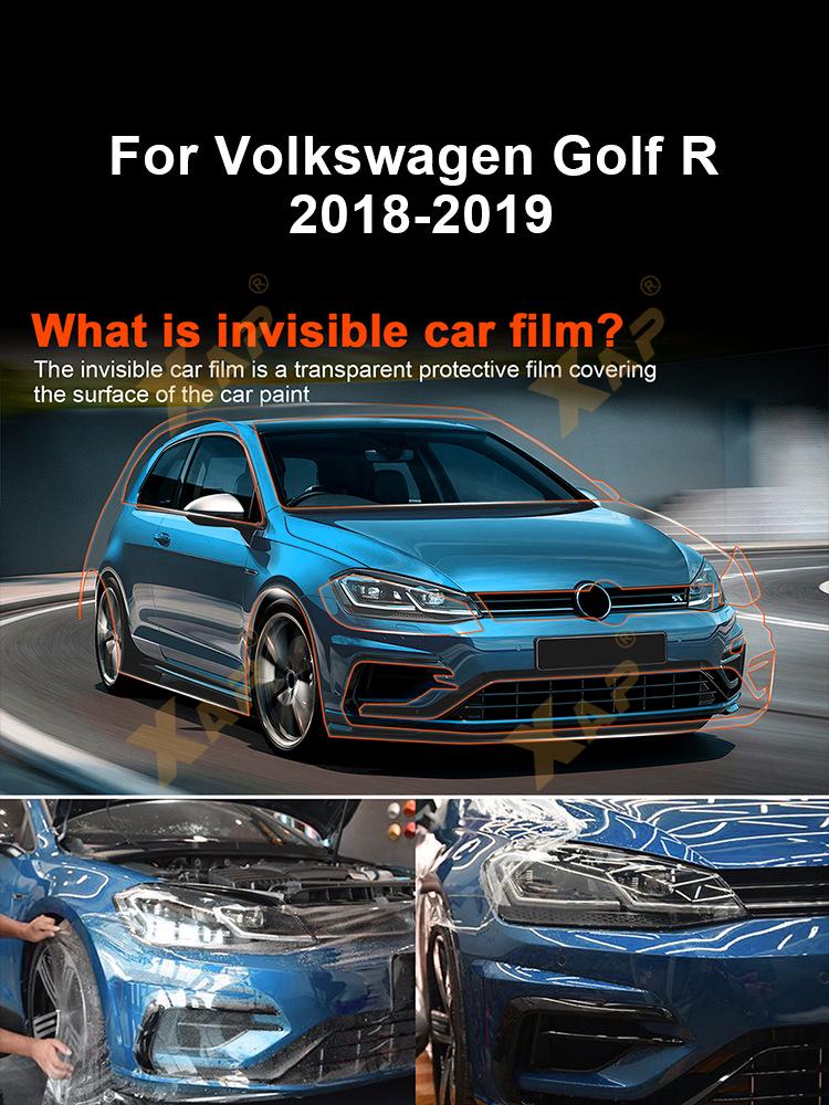 Volkswagen Golf R Invisible Anti-Scratch Paint Protection Film