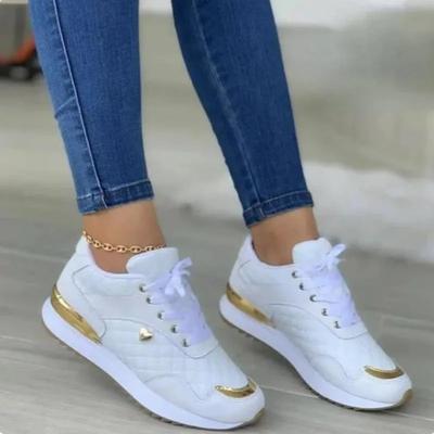 Nieuwe Dames Sneakers Veterschoenen Dames Lichtgewicht Damesschoenen Klassieke Wandelschoenen Gevulkaniseerde Schoenen Zapatillas De Mujer