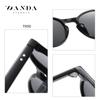 New vintage polarized sunglasses TR3331Classic European and American round-frame sunglasses for men and women, fashionable sun glasses