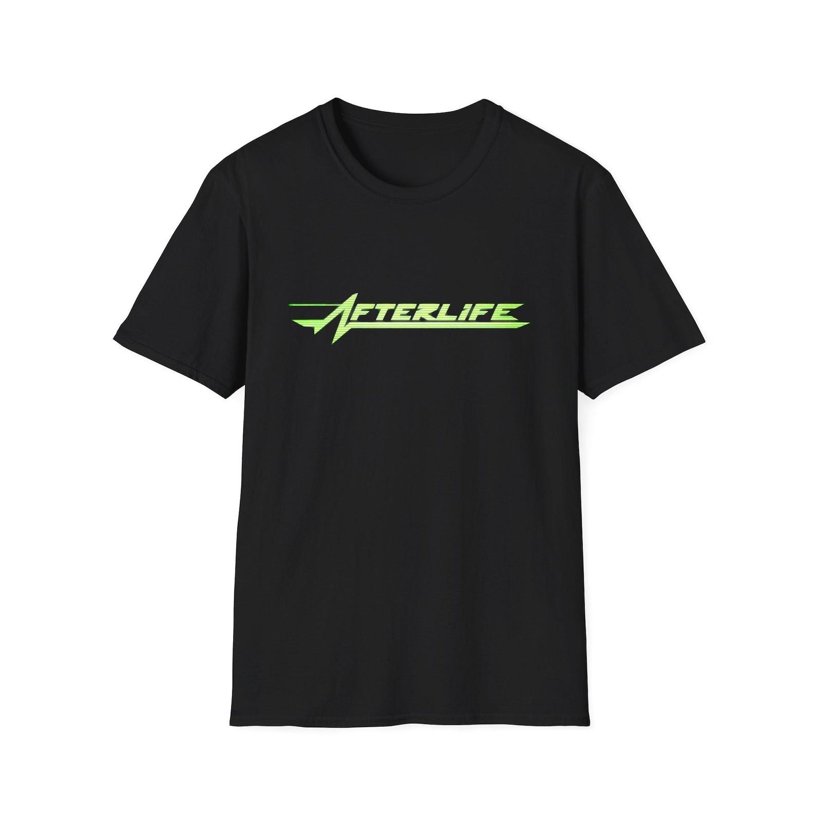 Cyberpunk 2077 Afterlife Logo T Shirt Graphic Tee Streetwear Shirt S