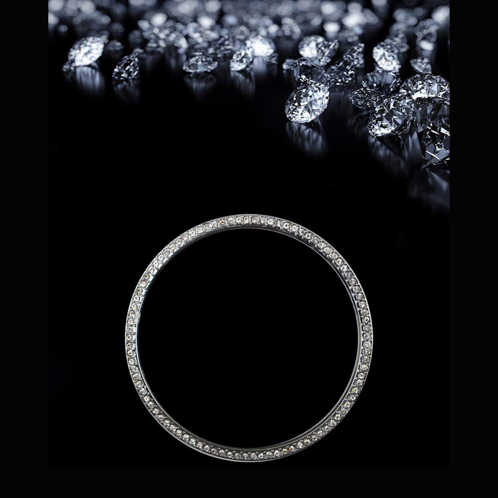 PGONE 15pcs Bling Crystal Rhinestone Accessories Interior Decorations Inner Air Vent Condition Front Cover for Mercedes Benz W205 C GLC Class X253