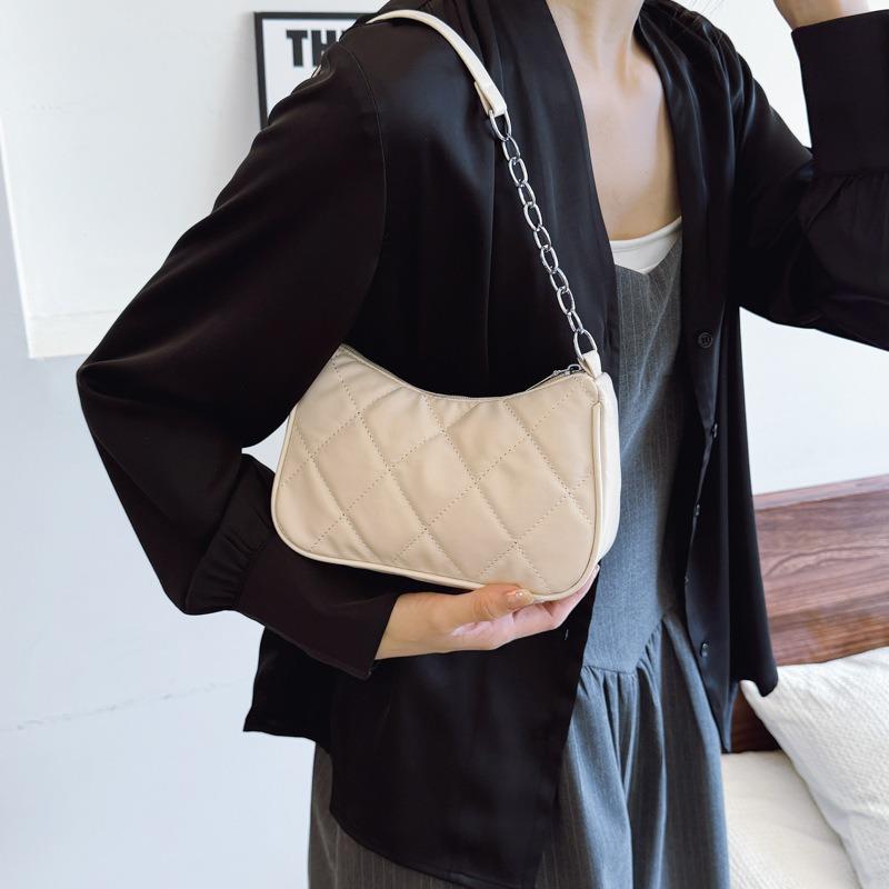 Premium texture lightweight casual chain shoulder armpit bag summer popular handbag portable women's bag