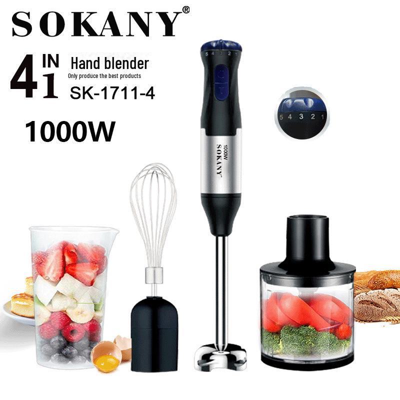 Multifunctional Handheld Baby Food Mixer: 110V US & 220V EU Compatible