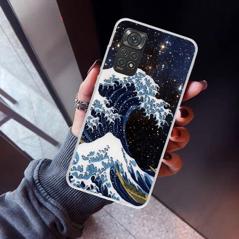 Japanese Pub Wave Anime Arrived Phone Case For Xiaomi Redmi Note 15 14 14S 13 12S 12 Pro Plus 11S 11 10S 10 4G Cover 11E 11T 5G