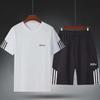 Schnell trocknendes Sportshorts- und locker sitzendes T-Shirt-Set für Herren für Fitness, Sommersport, Basketball und Laufen.