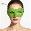 Mysterious Face Coverings Halloween Half Masquerade Mask, Pearl Decor Venetian Elegant Costume Accessories Party Accessory for Stage Show Evening