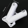 Multifuntional Double Hole Flag Poles Bracket Designed for High Wind Areas Metal Construction for Long Lasting Use